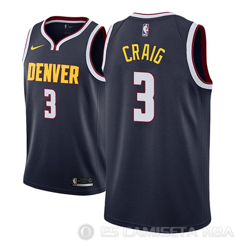 Camiseta Torrey Craig #3 Denver Nuggets Icon 2018-19 Azul - Haga un click en la imagen para cerrar